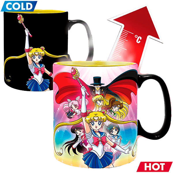 Кружка хамелеон Sailor Moon 460 мл