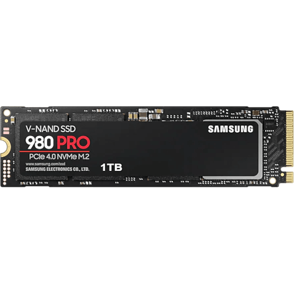 Накопитель SSD 1TB Samsung PCIe 4.0 NVMe M.2 SSD 980 Pro (MZ-V8P1T0)
