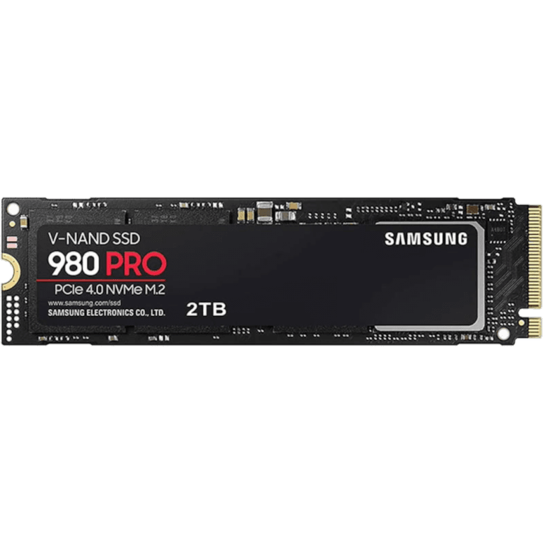 Накопитель SSD 2TB Samsung PCIe 4.0 NVMe M.2 SSD 980 Pro (MZ-V8P2T0BW)