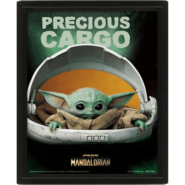 Постер лентикулярный Star Wars The Mandalorian (Precious Cargo)