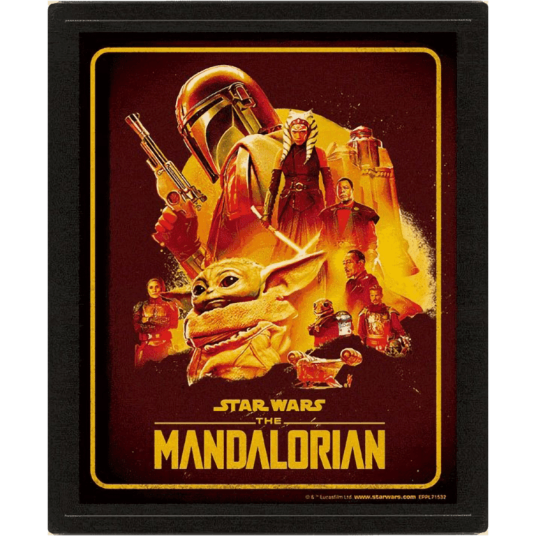 Постер лентикулярный Star Wars: The Mandalorian S2 (Montage)