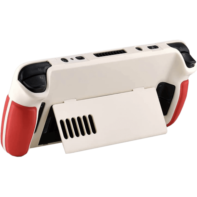 Чехол подставка Steam Deck White-red