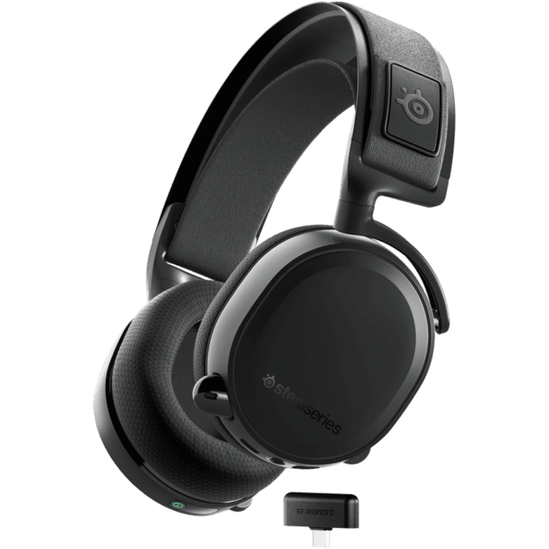 Беспроводная игровая гарнитура SteelSeries Arctis 7+ black