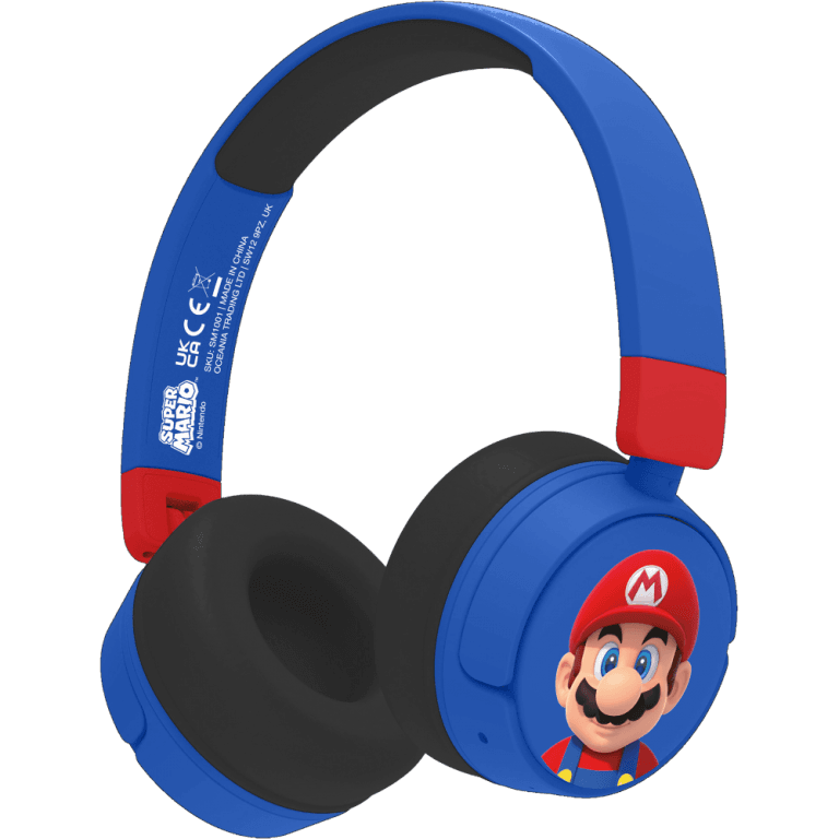 Беспроводная детская гарнитура Super Mario (blue)