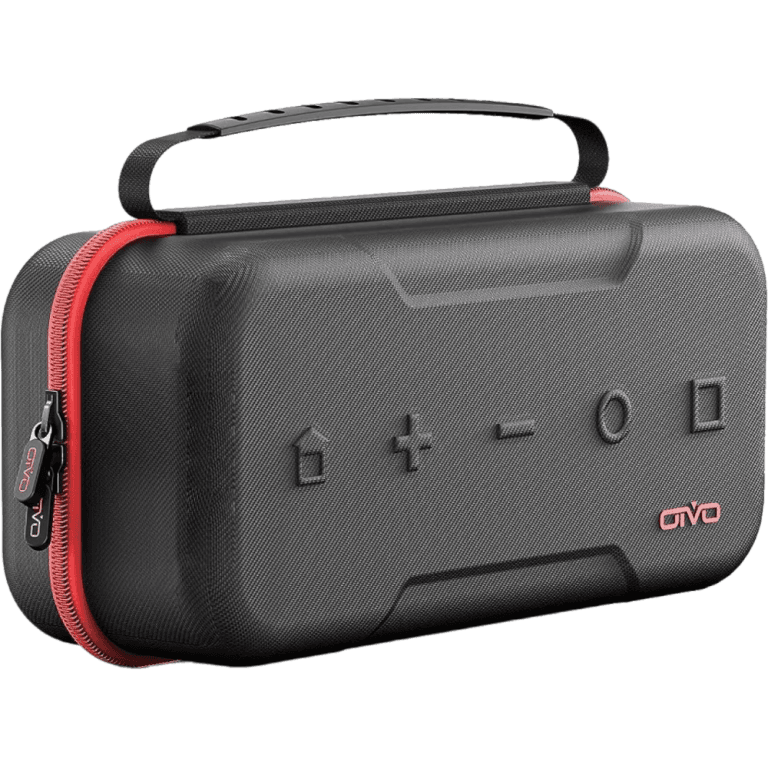 Чехол Switch/Oled Model Hard Shell Dockable Protective Case, черный/красный (IV-SW188)