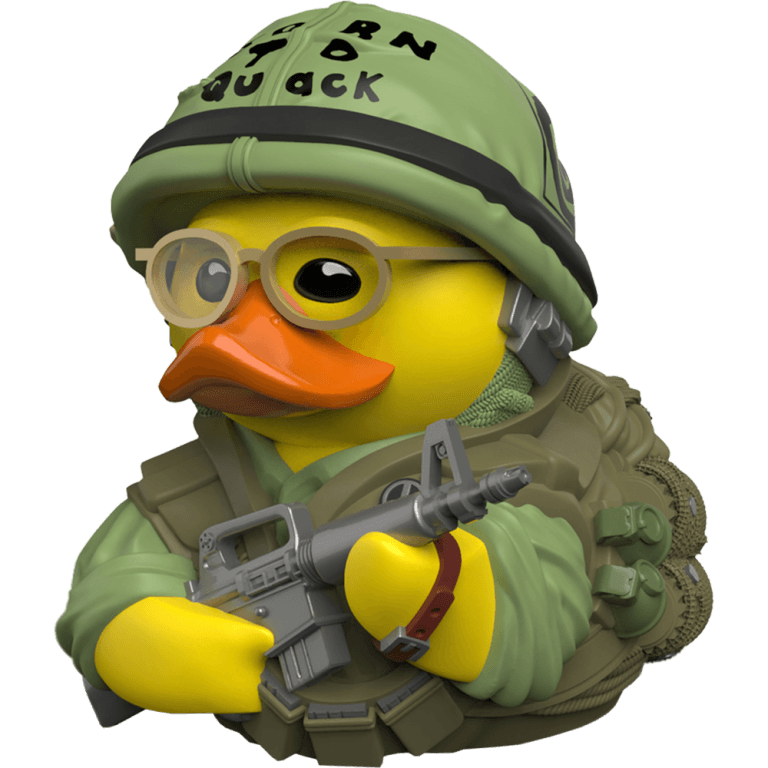 Фигурка утка TUBBZ Full Metal Jacket: Sergeant J.T. "Joker" Davis
