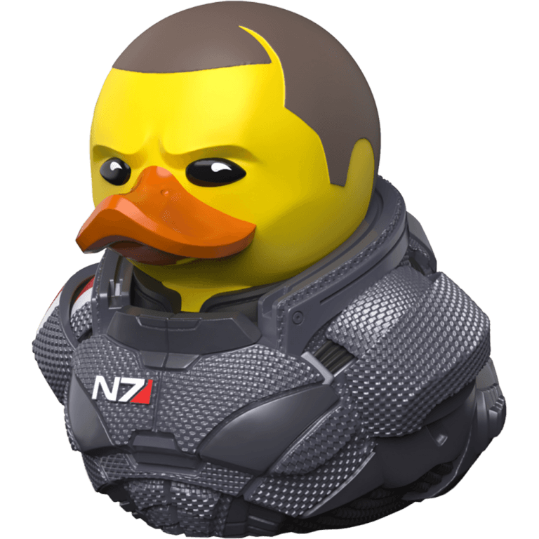 Фигурка утка TUBBZ Mass Effect: Commander Shepard (box)