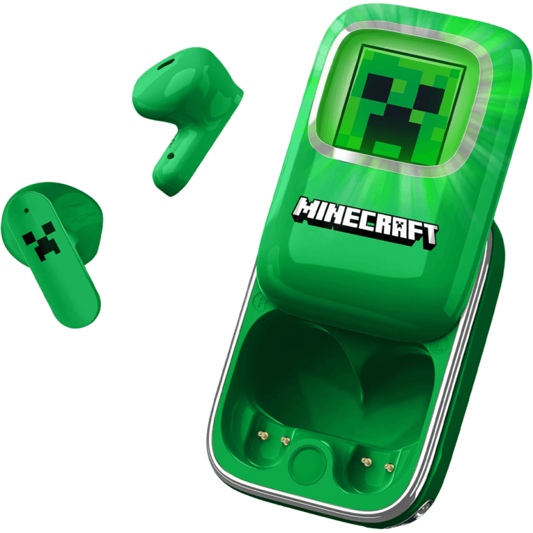 Беспроводные TWS наушники слайдер Minecraft: Creeper