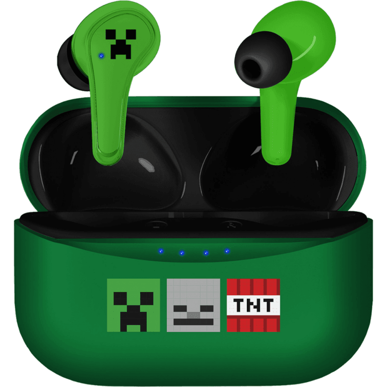 Беспроводные TWS наушники Minecraft: Creeper