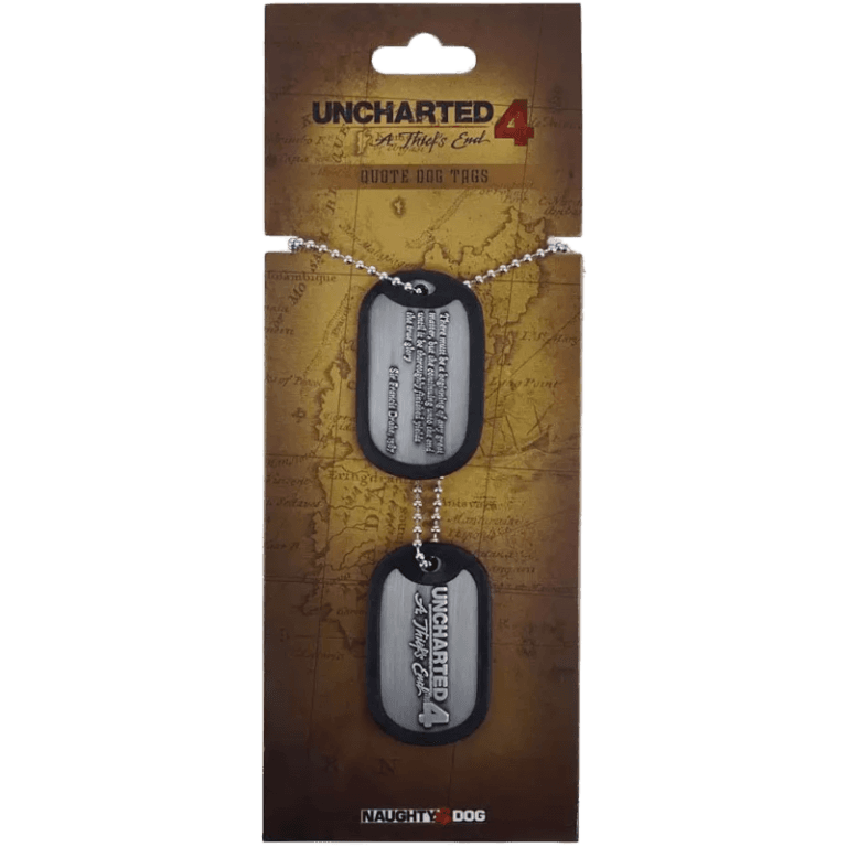 Жетоны Uncharted 4: A Thiefs End - Quote Dog Tags