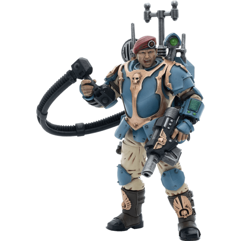Фигурка Warhammer 40K: Astra Militarum Tempestus Scions Command Squad 55th Kappic Eagles Vox Operator