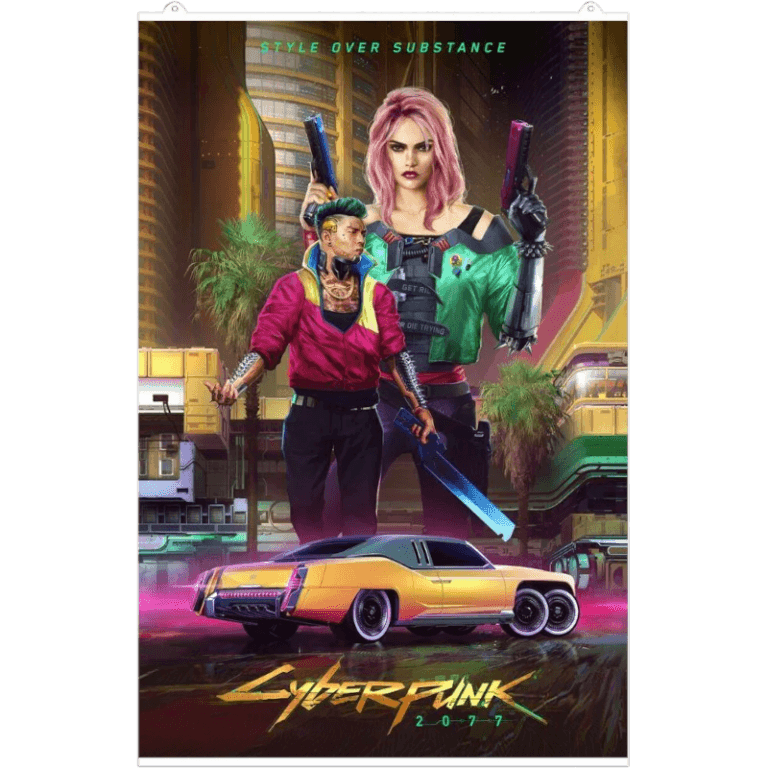 Постер Cyberpunk #3 (A2)