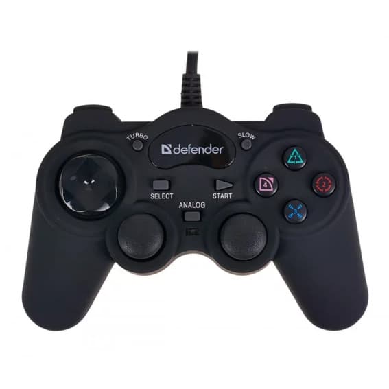 Геймпад проводной Defender Game Racer Turbo RS3 (Б/У)