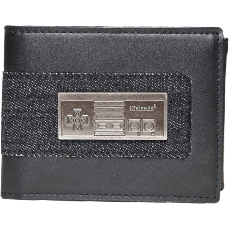 Кошелек Difuzed: Nintendo: Printed NES Logo: Metal Controller Bifold Wallet