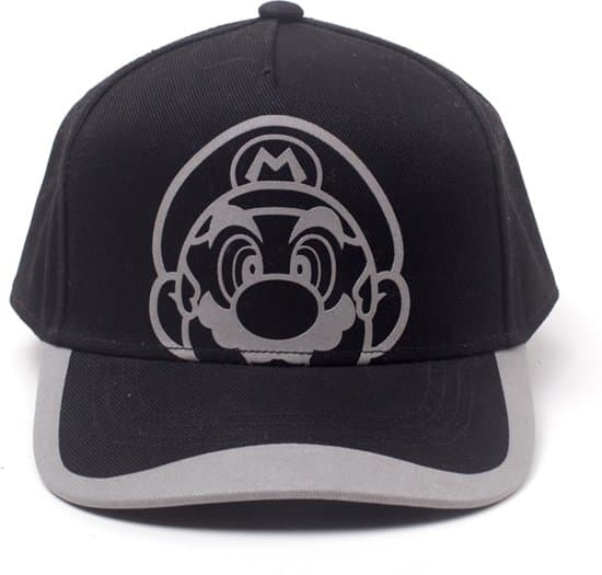 Бейсболка Difuzed: Nintendo: Super Mario Reflective Print Curved Bill Cap