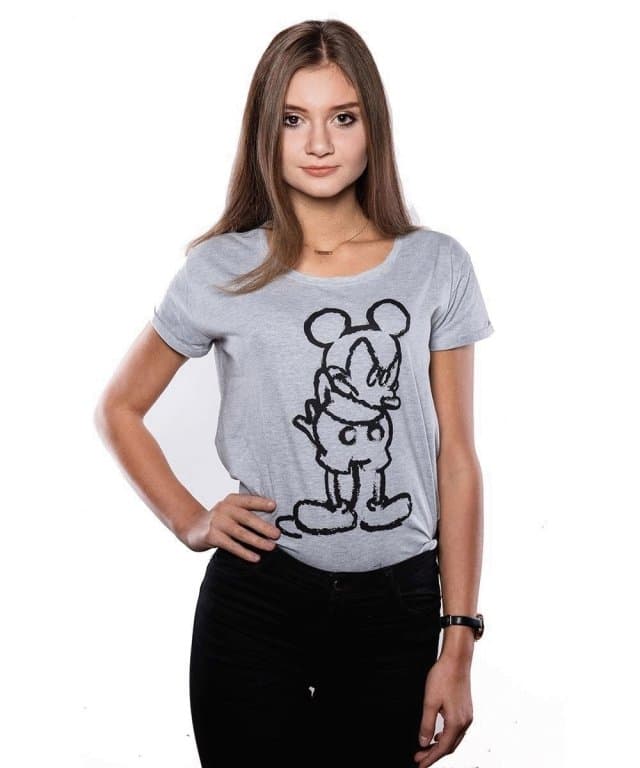 Футболка женская Disney Angry Mickey (M)
