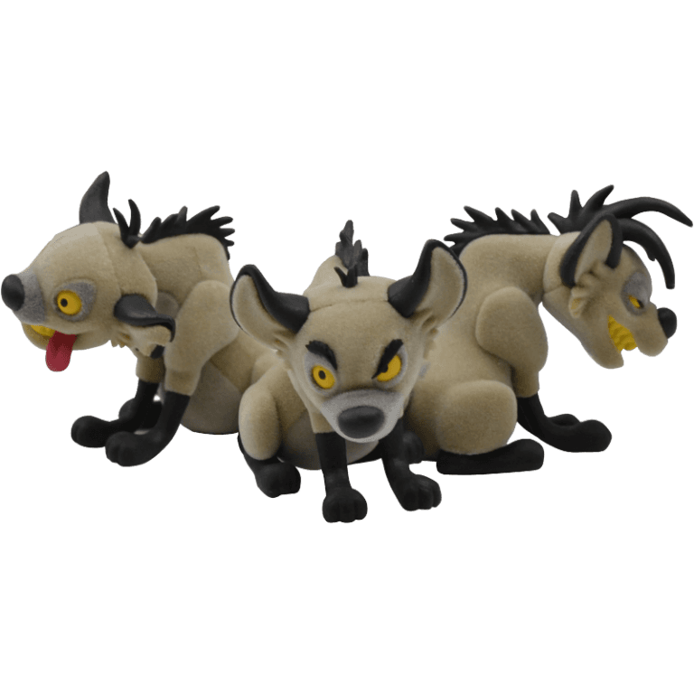 Фигурка Disney Character Fluffy Puffy: Lion King Banzai, Shenzi, Ed