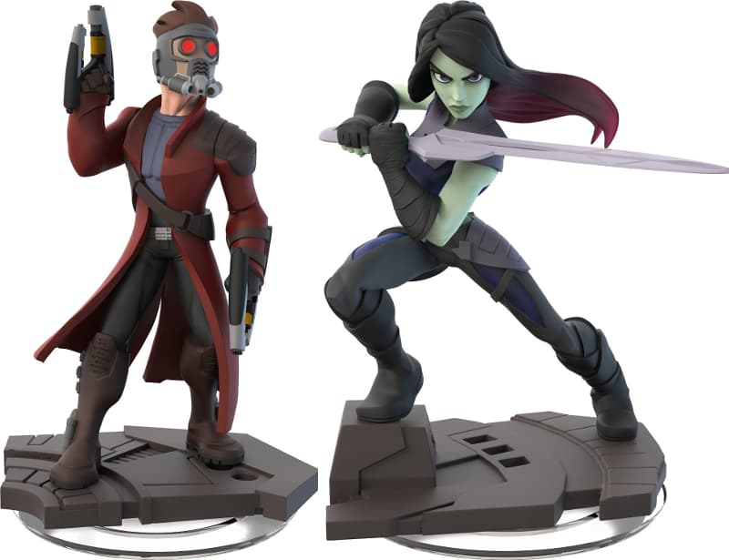 Disney Infinity 2.0 (Marvel) Набор 2+1: Cтражи Галактики (Звёздный лорд, Гамора, локация 'Стражи Галактики') (Б/У)