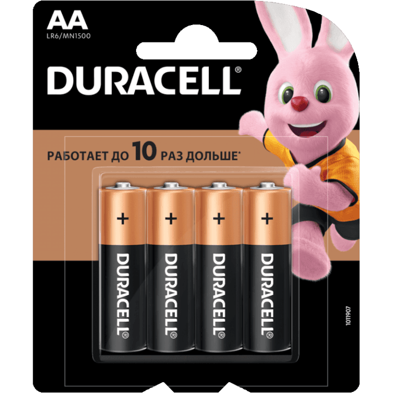 Элемент питания Duracell Basic AA - LR6/MN1500 (4 шт.)