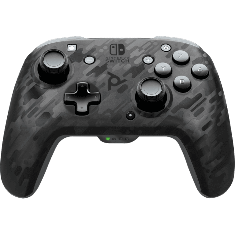 Беспроводной контроллер Faceoff Camo Black для Nintendo Switch (PDP)