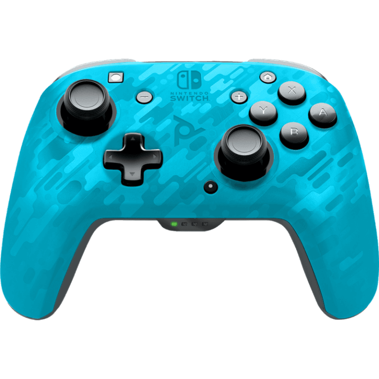 Беспроводной контроллер Faceoff Camo Blue для Nintendo Switch (PDP)