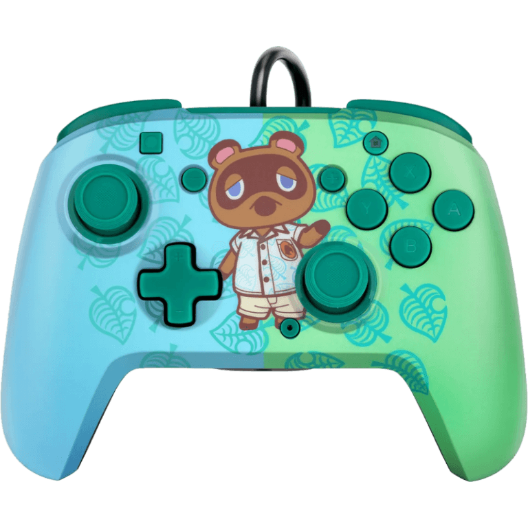 Проводной Джойстик Faceoff™ Deluxe+ Audio Wired Controller - Animal Crossing