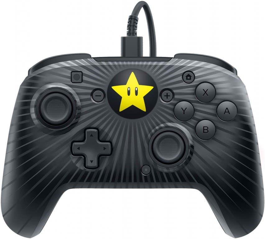 Проводной Джойстик Faceoff™ Deluxe Wired Pro Controller - Super Mario Star, PDP