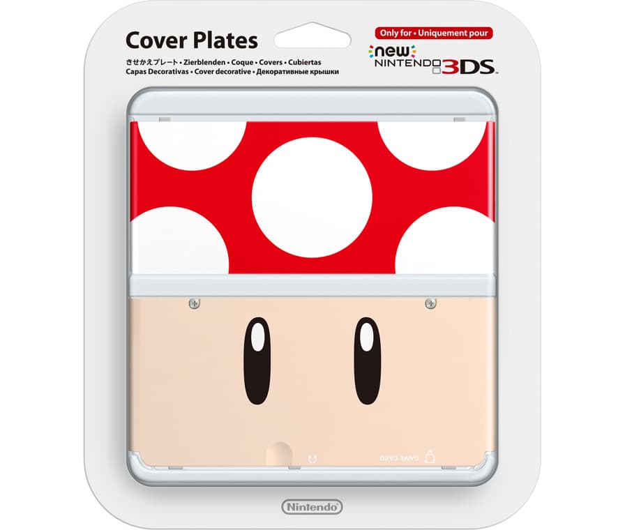 Faceplate (лицевая панель) New Nintendo 3DS (Красный гриб)