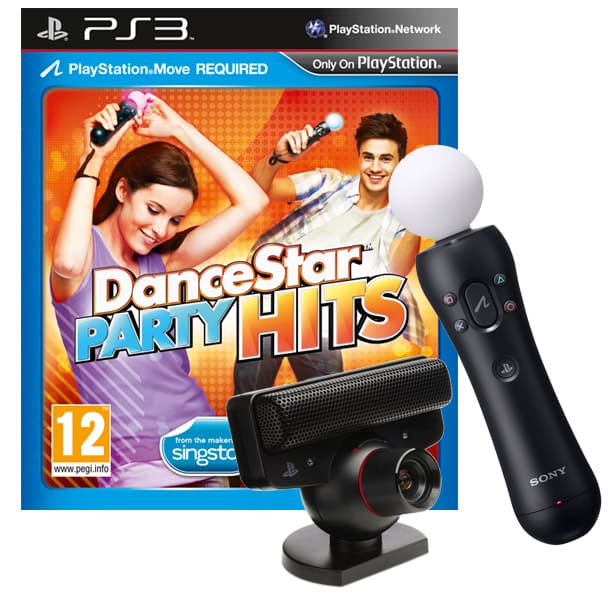PS Move: Starter Pack (Камера PS Eye + Контроллер движений PS Move + игра DanceStar Party Hits)
