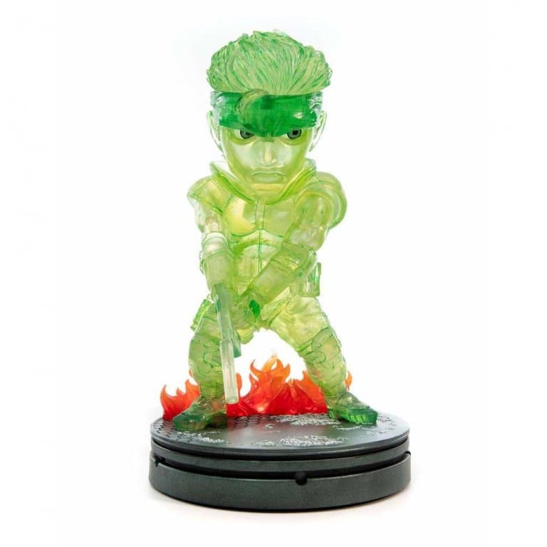 Фигурка First4Figures Metal Gear - Solid Snake SD (Stealth Camouflage - Neon Green)