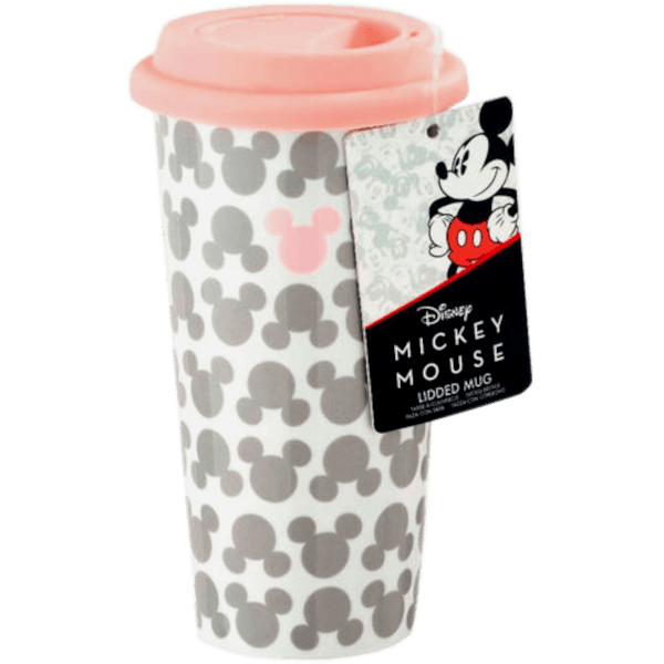 Кружка с крышкой Funko: Disney Classic: Mickey Summer: Block Print
