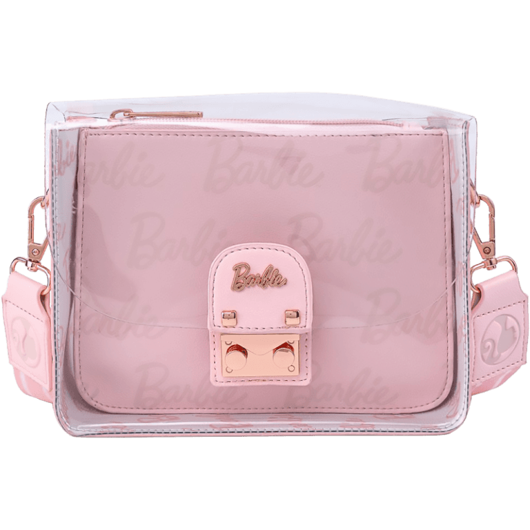 Сумка Funko LF: Barbie Rose Gold Metal Lock Clear Crossbody Bag