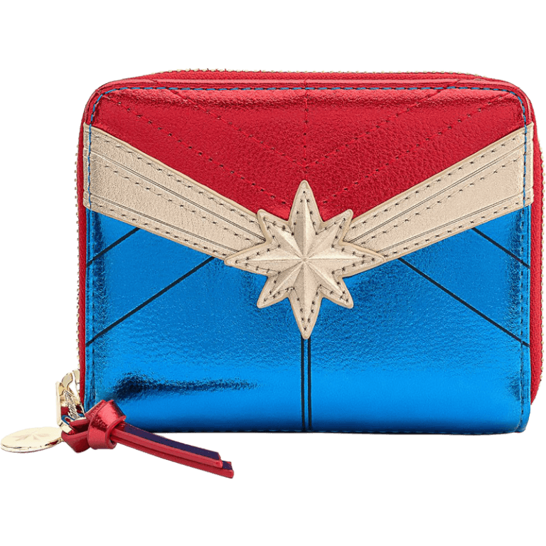 Кошелек Funko LF: Marvel: Captain Marvel Classic Cosplay Zip Around Wallet