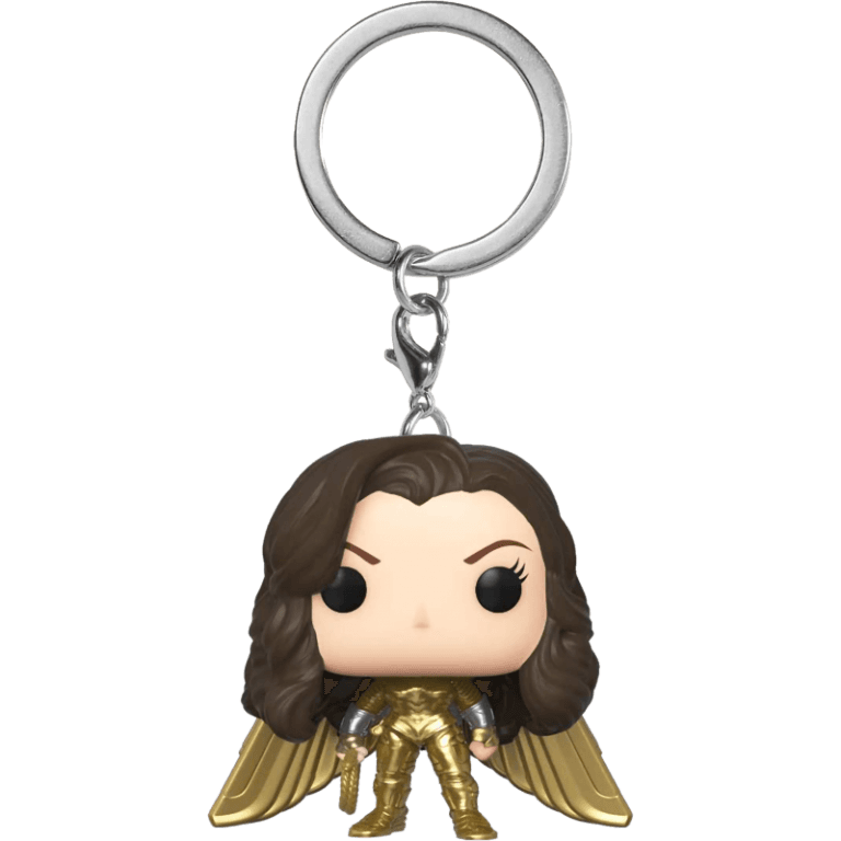 Брелок Funko Pocket POP! Keychain: DC: Wonder Woman 84: Wonder Woman (Golden Armor - No Helmet)