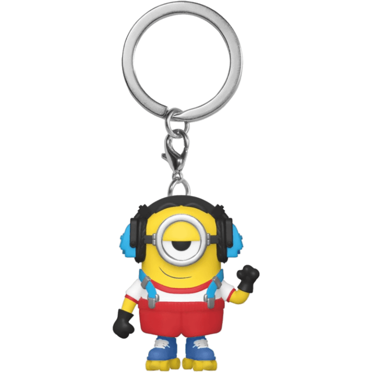 Брелок Funko Pocket POP! Keychain: Minions 2: Roller Skating Stuart