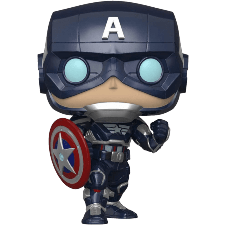 Фигурка Funko POP! Bobble: Marvel: Avengers Game: Captain America #627
