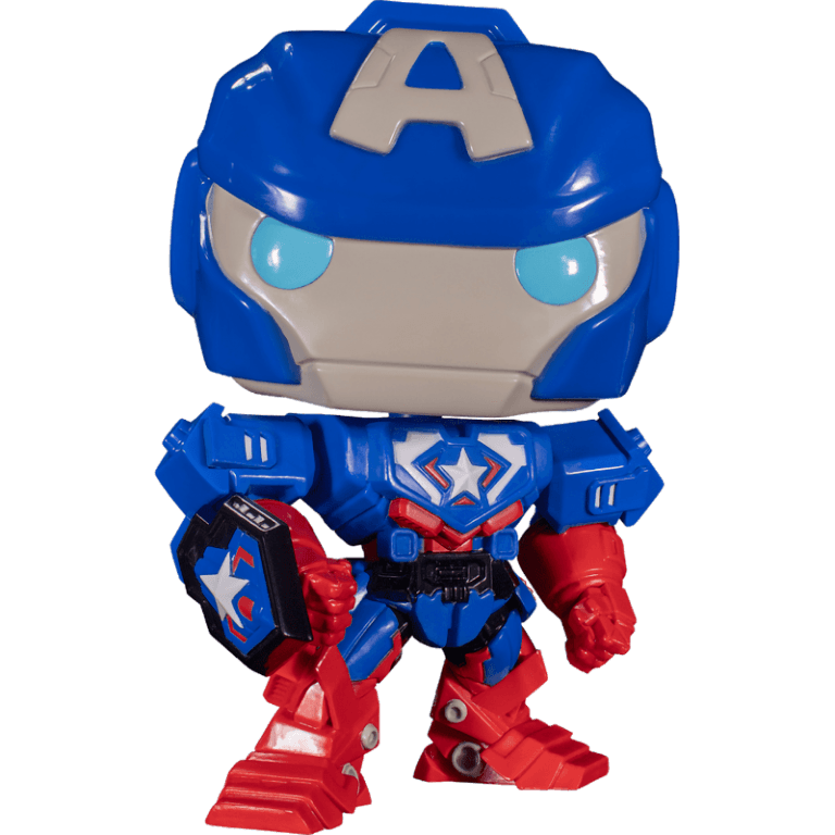 Фигурка Funko POP! Bobble: Marvel Avengers Mech Strike: Captain America 10" #841