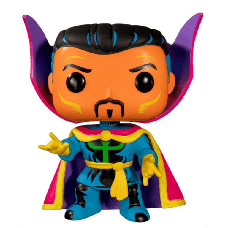 Фигурка Funko POP! Bobble: Marvel: Black Light: Dr. Strange (Exc) #651