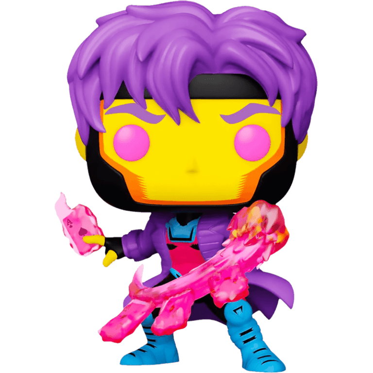 Фигурка Funko POP! Bobble: Marvel: Black Light: Gambit (Exc) #798