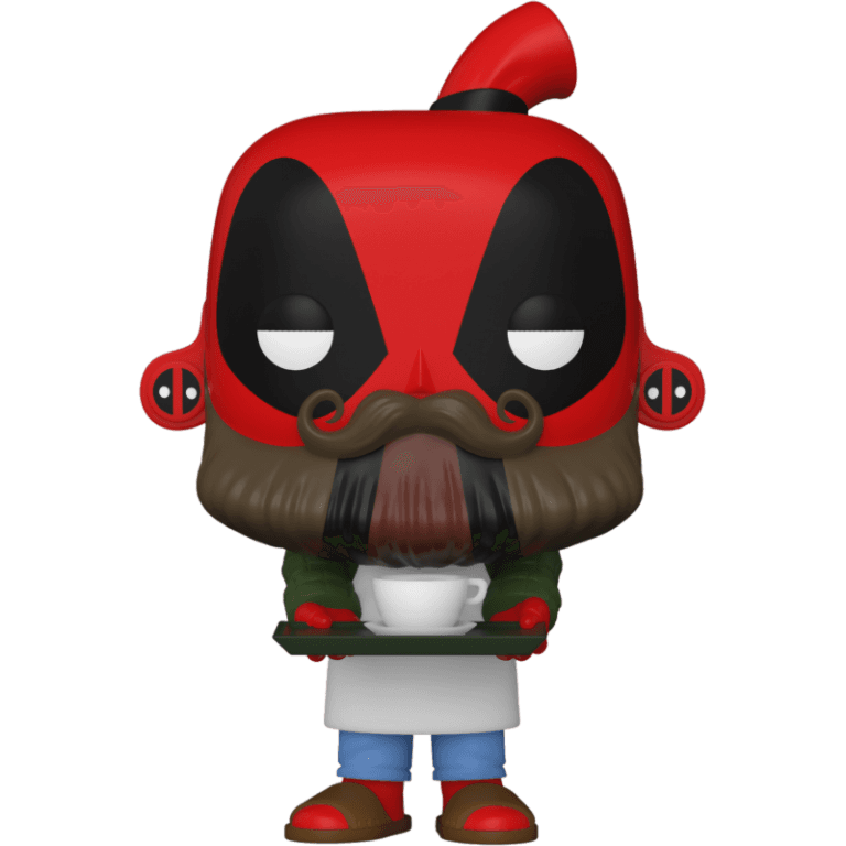Фигурка Funko POP! Bobble: Marvel: Deadpool 30th: Barista Deadpool #775