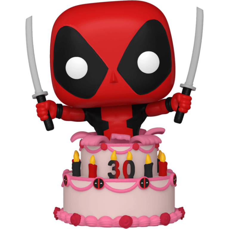 Фигурка Funko POP! Bobble: Marvel: Deadpool 30th: Deadpool in Cake #776