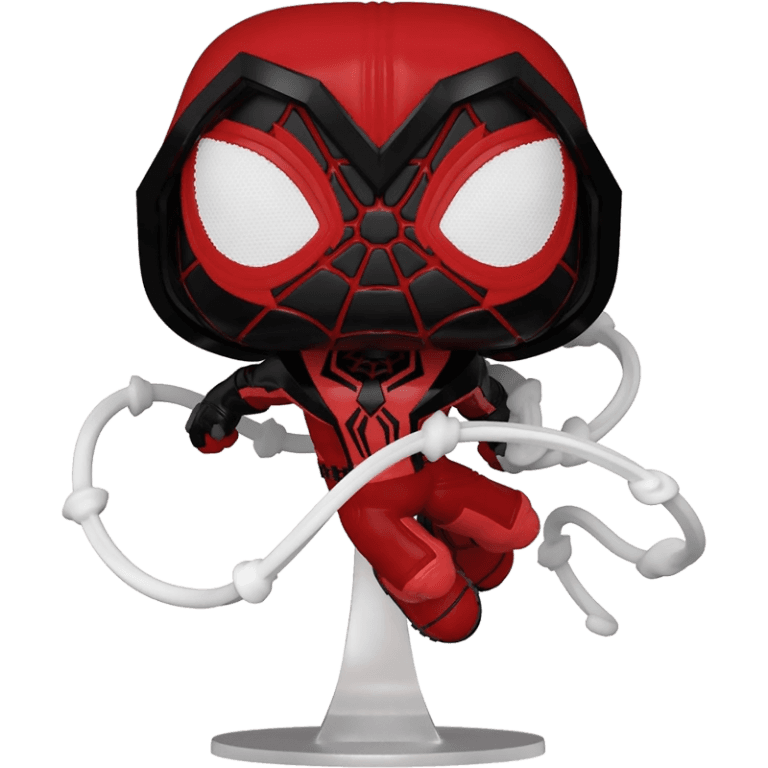 Фигурка Funko POP! Bobble: Marvel Games: Miles Morales (Crimson Cowl Suit) #770
