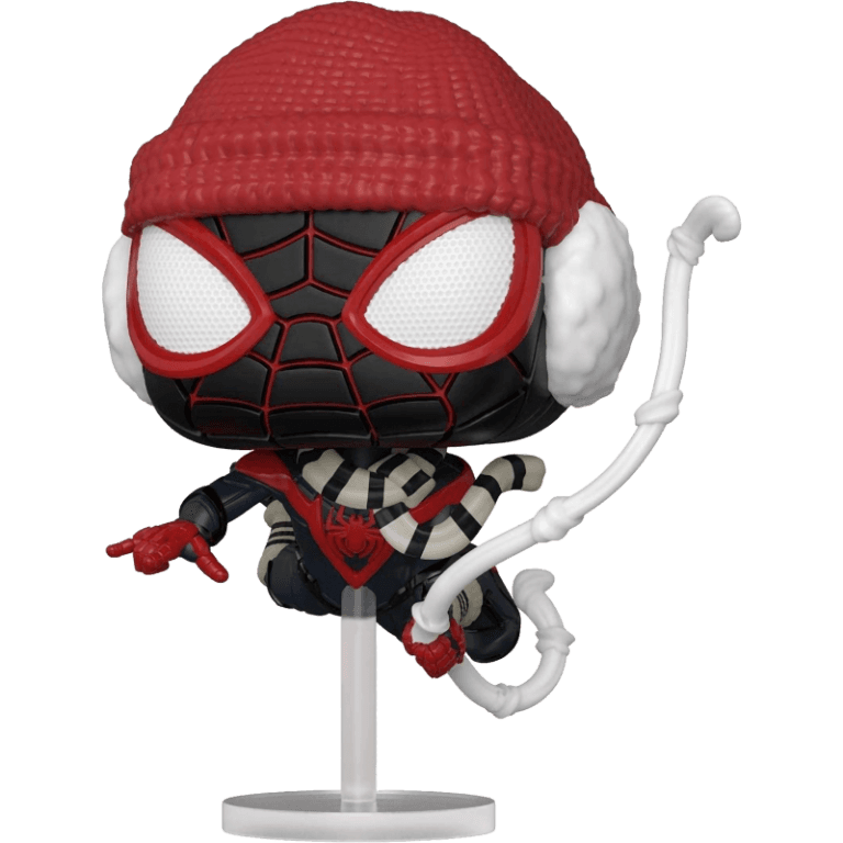 Фигурка Funko POP! Bobble: Marvel Games: Miles Morales (Winter Suit) #771