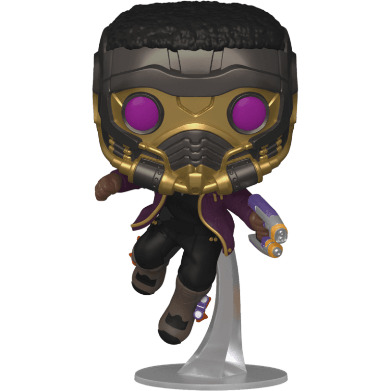 Фигурка Funko POP! Bobble: Marvel: What If...?: T'Challa Star-Lord #871