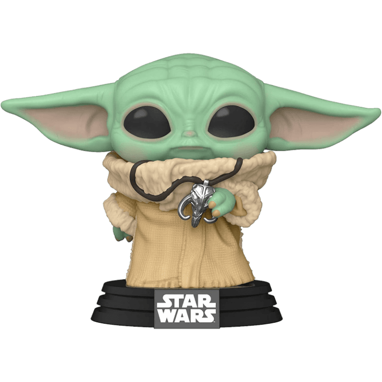 Фигурка Funko POP! Bobble: NYCC Exc: Star Wars: Mandalorian: The Child with Pendant Neckla #398