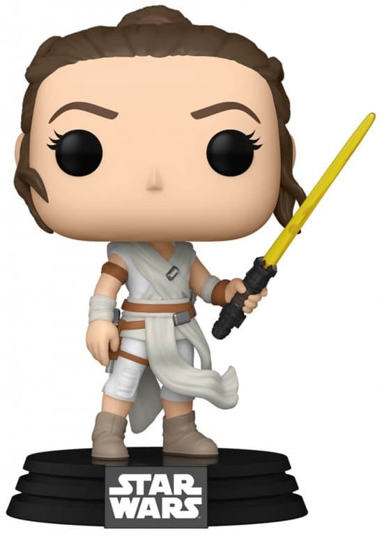 Фигурка Funko POP! Bobble Star Wars Ep 9 Rey w/ Yellow Saber #432