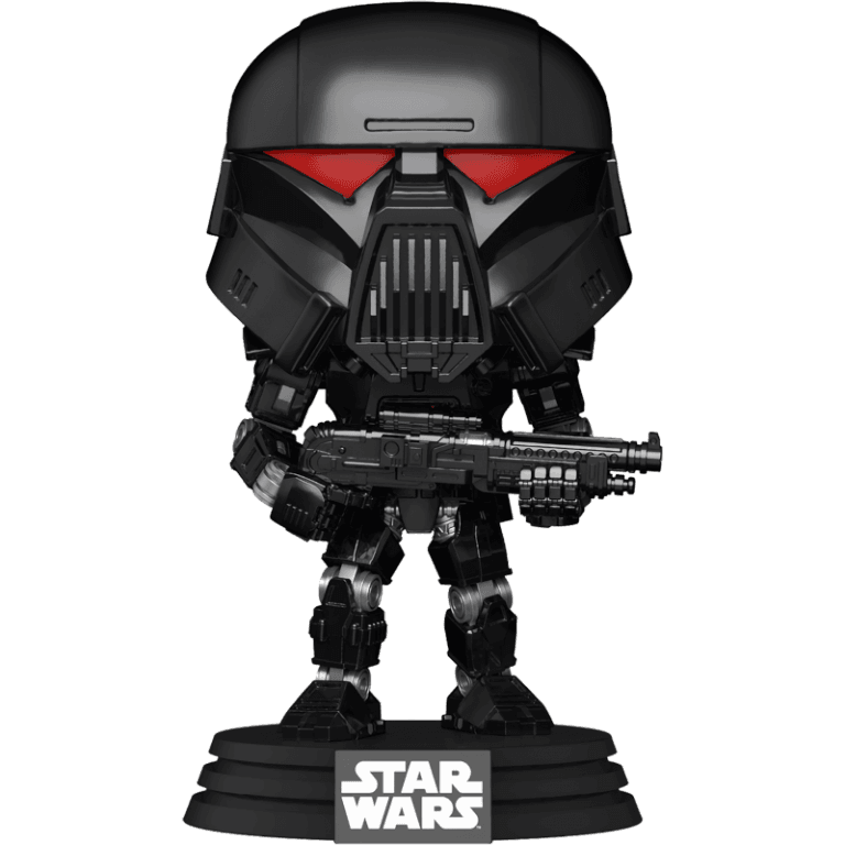 Фигурка Funko POP! Bobble: Star Wars: Mandalorian: Dark Trooper #466