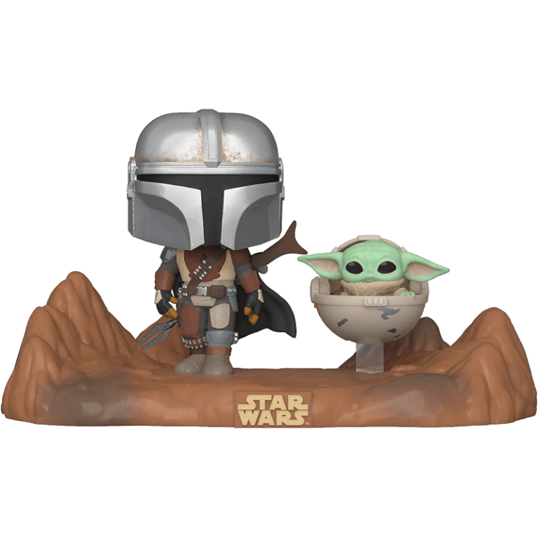 Фигурка Funko POP! Bobble: Star Wars: Mandalorian: The Mandalorian with The Child #390