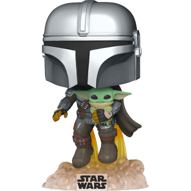 Фигурка Funko POP! Bobble: Star Wars: Mandalorian: The Mandalorian with The Child #402