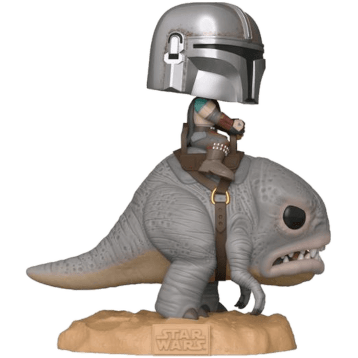 Фигурка Funko POP! Deluxe: Mandalorian: The Mandalorian on Blurrg #358